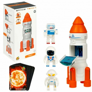 Т24295 1toy Space Team II Космический набор (ракета, 3 космонавта), звук эффекты